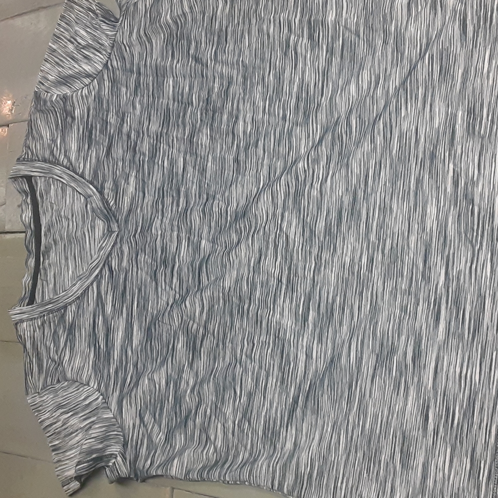 Danceskins black gray and white top